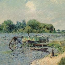 Laun Place on the Seine at Herblay
